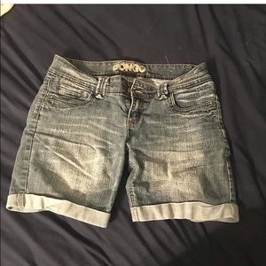 Denim shorts